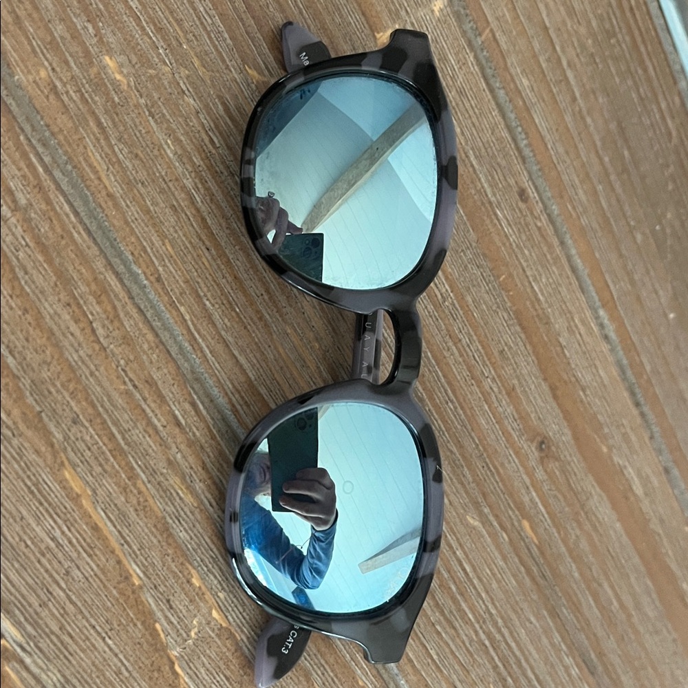 Quay Black and Blue Sunglasses